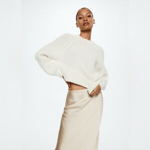 Mango Reversible Knitted Sweater - XS